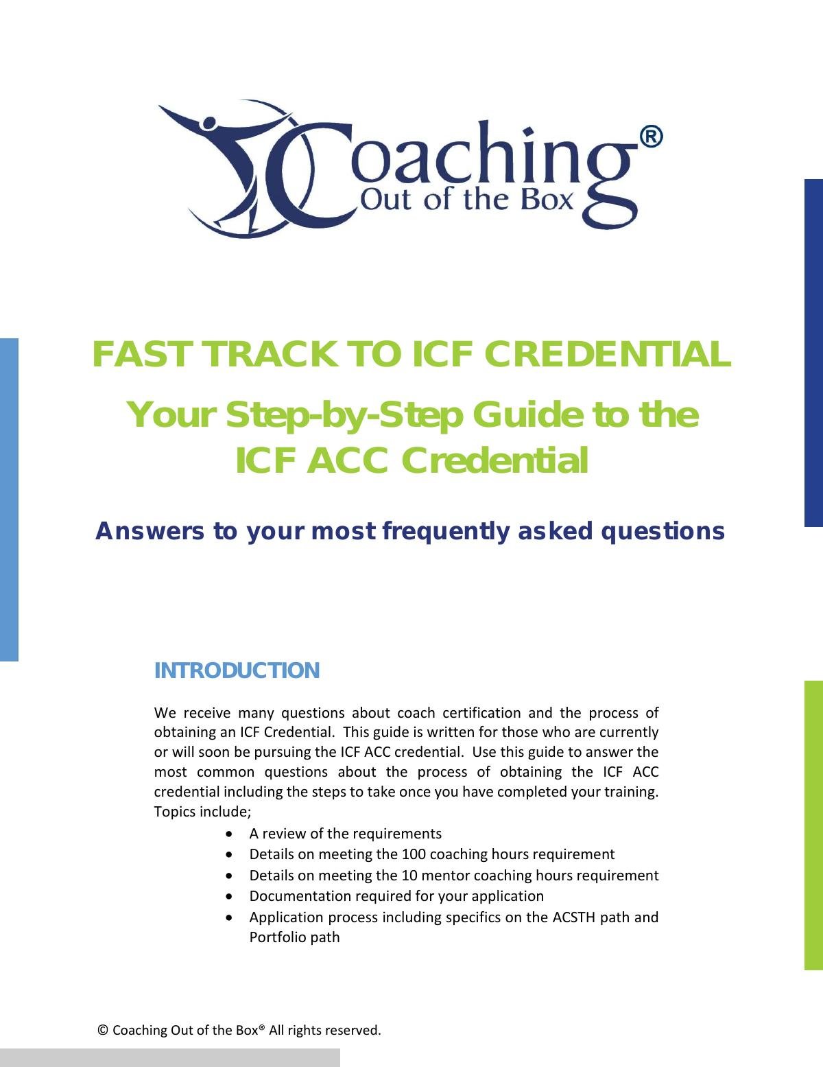 Guide to Coach Certification