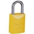 Master Lock 6835KAYLW - High Visibility Aluminum Padlock KA Yellow