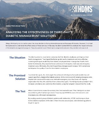 Case Study: Analyzing the effectiveness of third-party diabetic management solutions