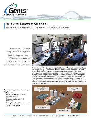 Fluid Level Sensors in Oil & Gas