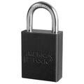 A1105KABLK - American Lock Aluminum Padlock - Black