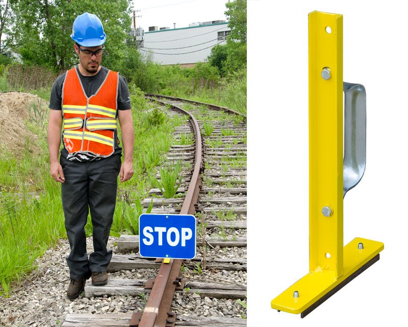 Magnetic Rail-Top Sign Holder (sign plate not included)
