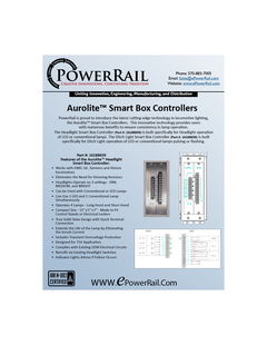 PowerRail Aurolite™ Smart Box Controllers