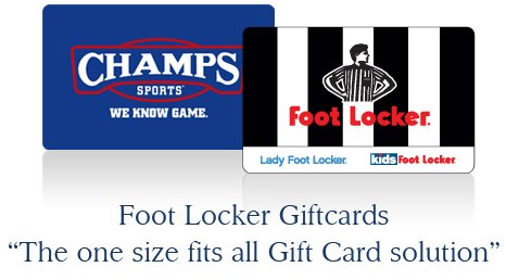 Foot Locker® Gift Card Sales Branded Program