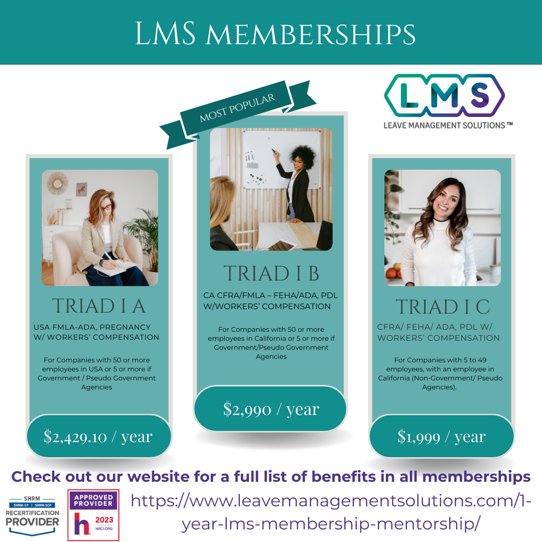 Leave Management Solutions Memberships