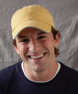 Solid Low-Profile Sandwich Trim Pigment-Dyed Twill Cap 