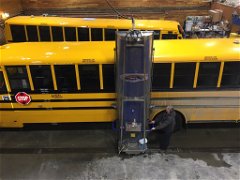 Model 101-ST Electric Bus Truck and Van Wash Machine