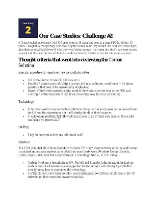 Our Case Studies: Challenge #2