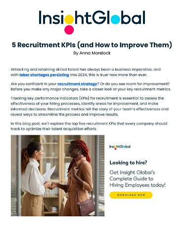 5 Recruitment KPIs (and How to Improve Them)