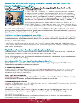 SharePoint Attacks Are Surging: What HR Leaders Need to Know and How to Protect Employee Data