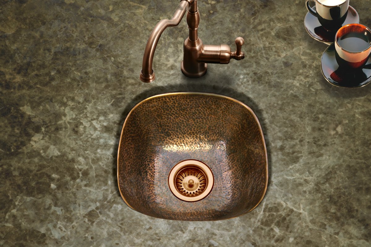 Copper Sinks for Bar and Lavatory