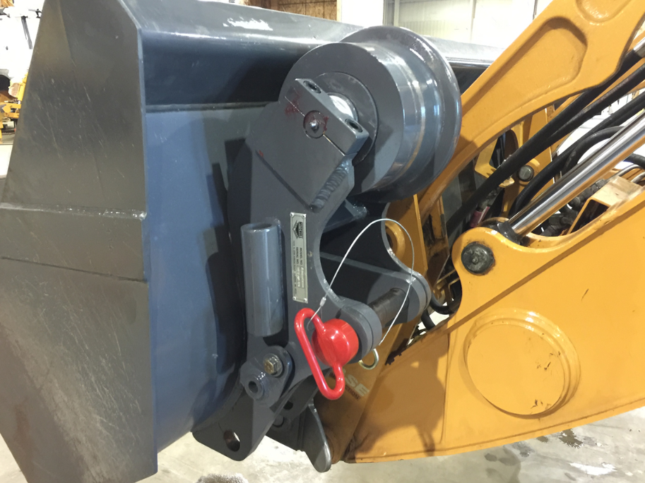 Backhoe Bucket Rail Gear