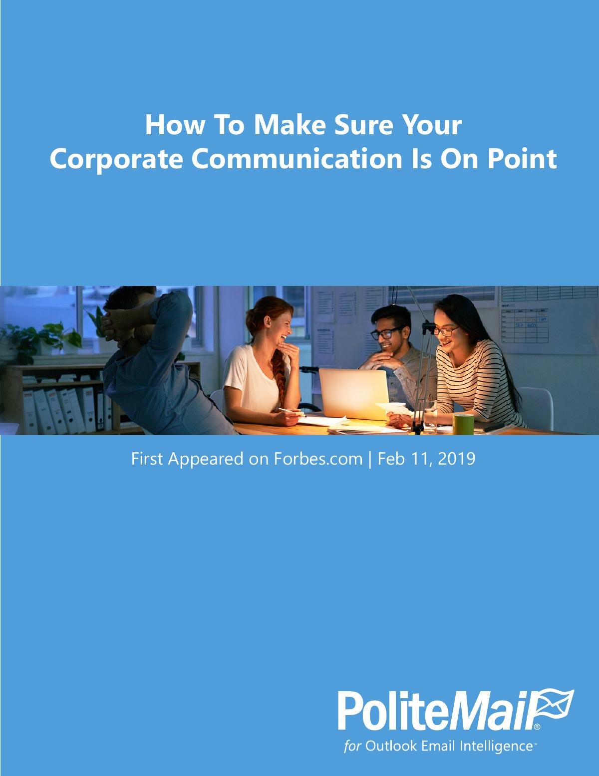 How To Make Sure Your Corporate Communication Is On Point