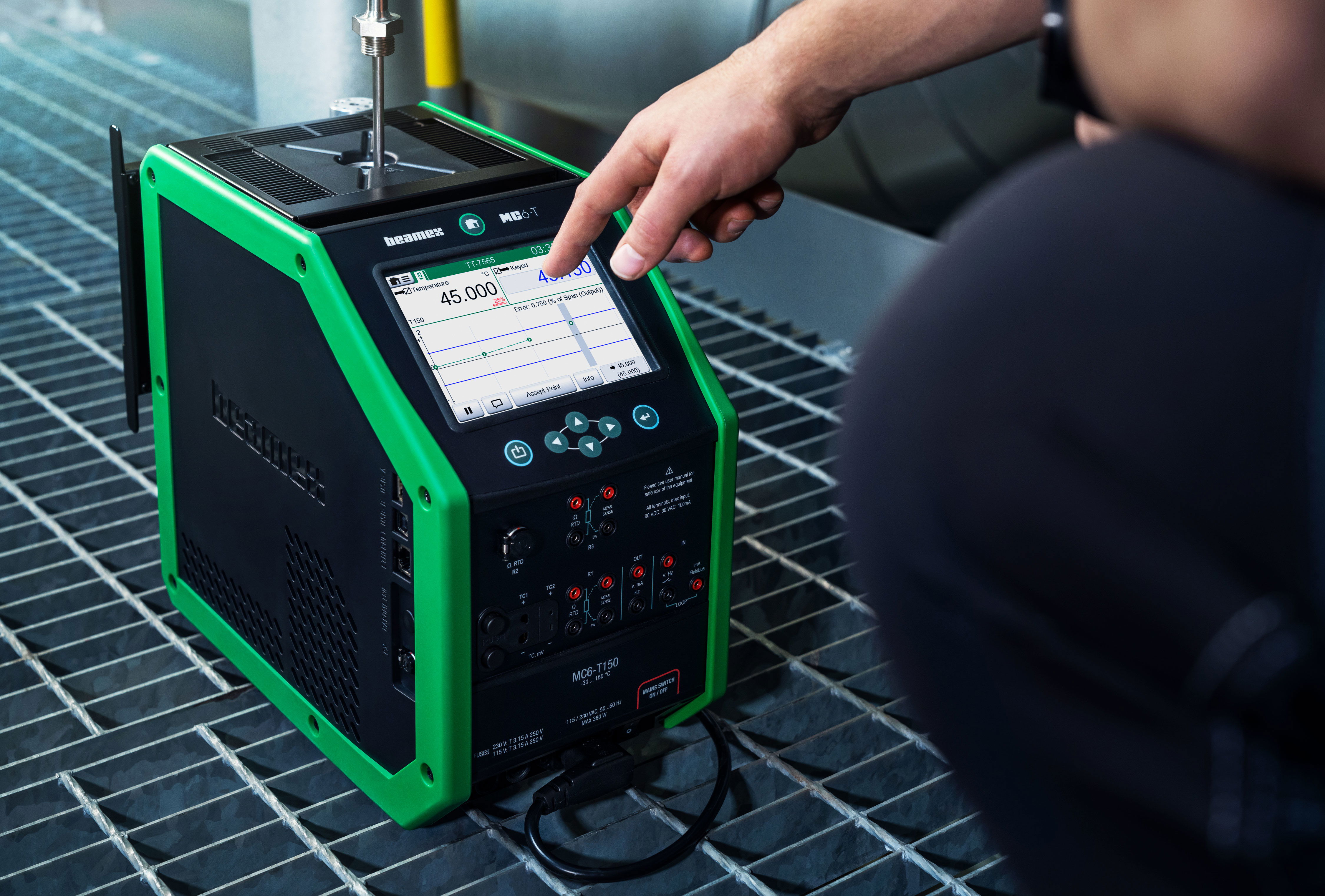 Beamex MC6-T Multifunction Temperature Calibrator and Communicator