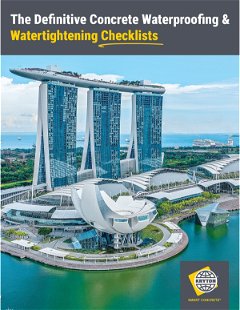 The Definitive Concrete Waterproofing & Watertightening Checklists