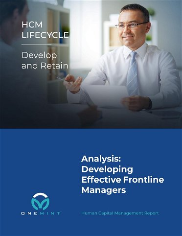 HCM Lifecycle Part 6 - Analysis: Developing Effective Frontline Managers
