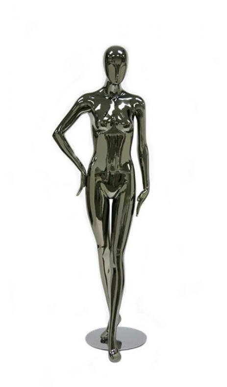 Female Mannequin With Metal Base