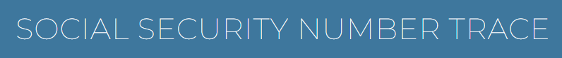 Social Security Number Trace