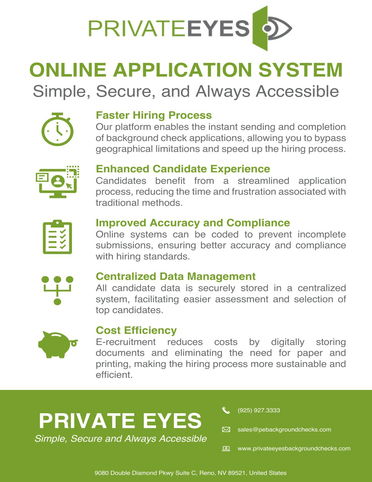 Online Application System 
