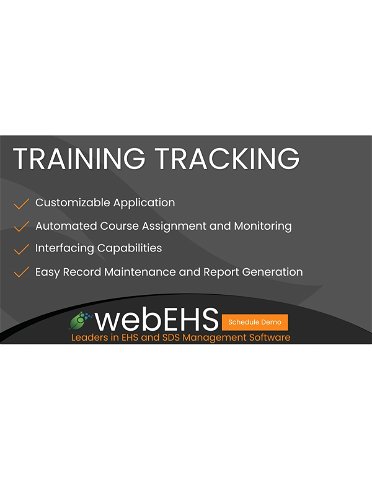 Simplify Employee Training: webEHS's Training Tracking Software