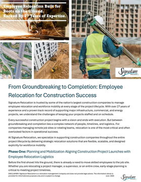 From Groundbreaking to Completion: Employee Relocation for Construction Success