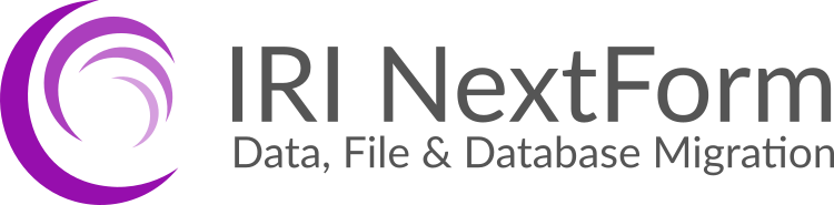 IRI NextForm (Data & Database Migration)