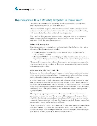 Hyperintegration: B2B Marketing Integration in Today’s World