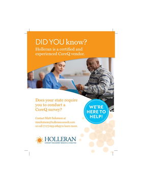 Holleran is a certified and experienced CoreQ vendor.