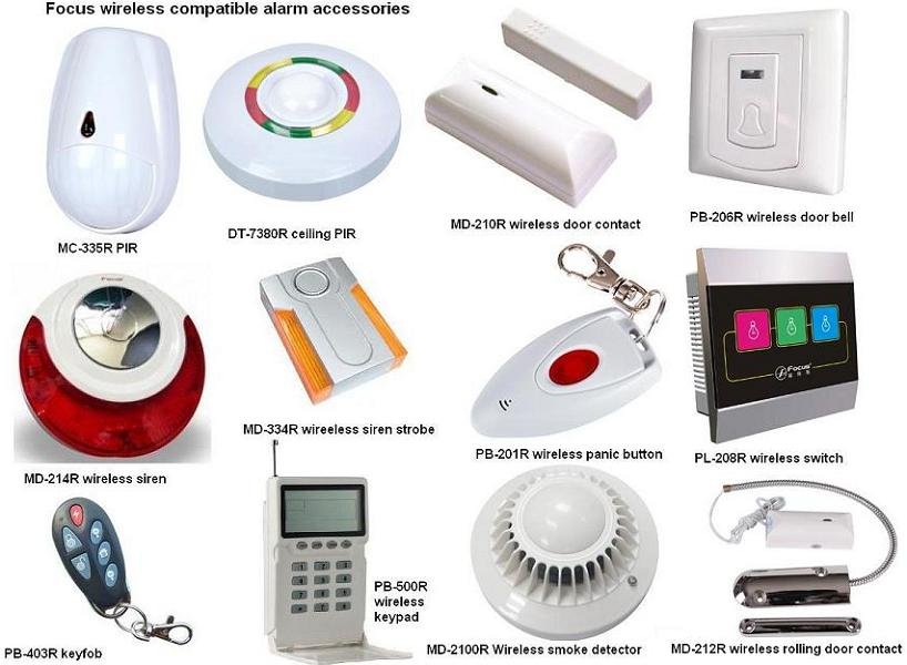 Alarm Systems Wireless Siren Strobe Notify Device