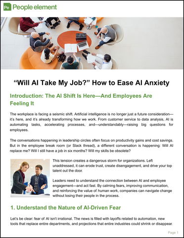 How to Ease AI Anxiety in the Workplace