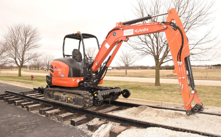 3333 Rail Gear for Mini Rubber Track Excavator - Non Driving