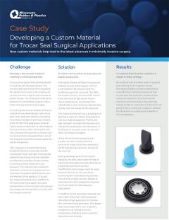 Developing a Custom Material for Trocar Seal Surgical Applications