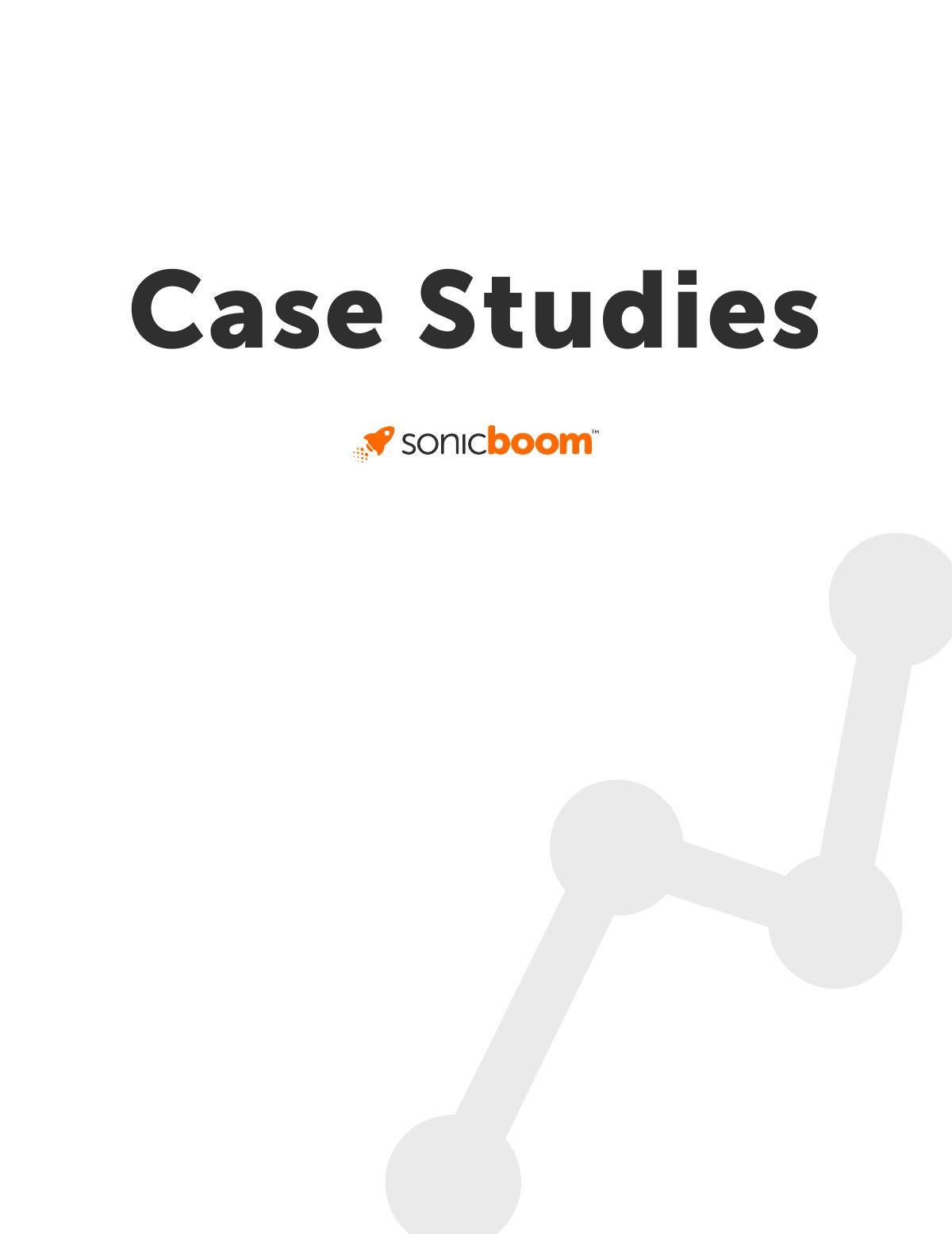 Sonic Boom case studies