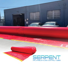 Serpent™ Inflatable Flood Control Tube