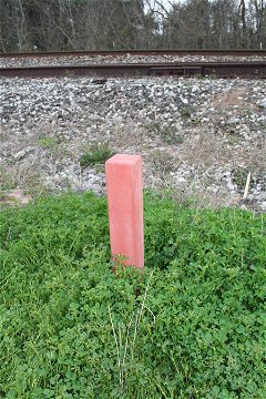 Railroad Precast Concrete Right-of-Way/Milepost Markers