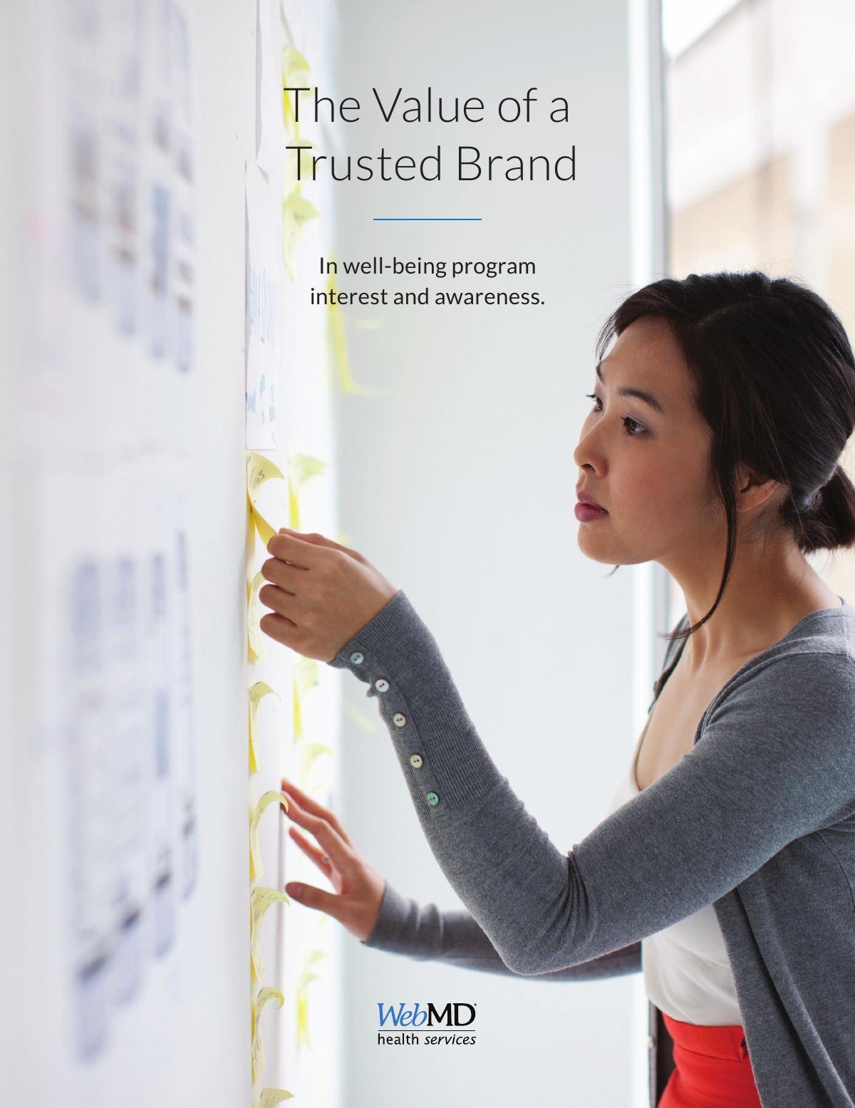 The Value of a Trusted Brand for Wellness Program Engagement