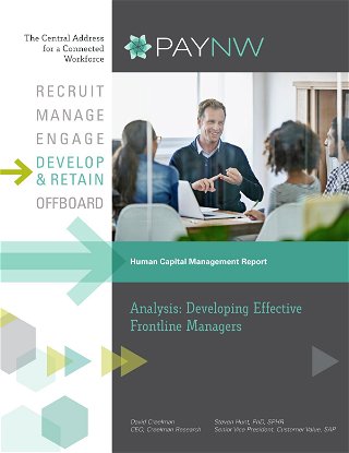 Analysis: Developing Effective Frontline Managers