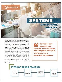 Systems and Operations Training 