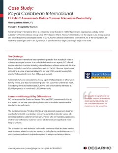 DeGarmo Case Study: Fit Index Assessments Reduce Turnover & Increases Productivity