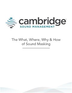 The What, Where, Why & How of Sound Masking