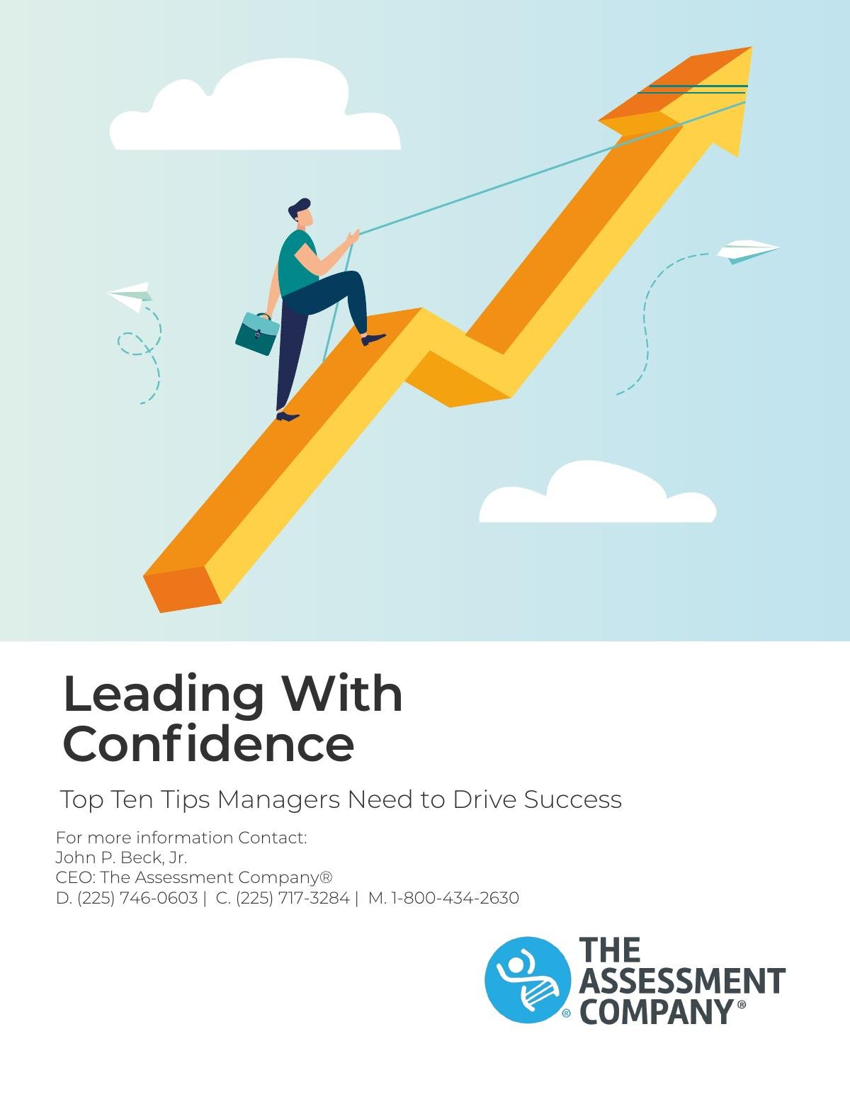Leading With Confidence: Top Ten Tips Managers Need to Drive Success