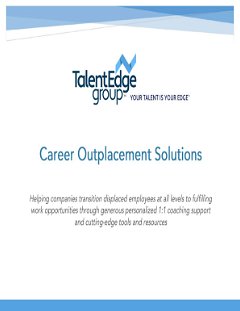 Talent Edge Group Career Outplacement Solutions