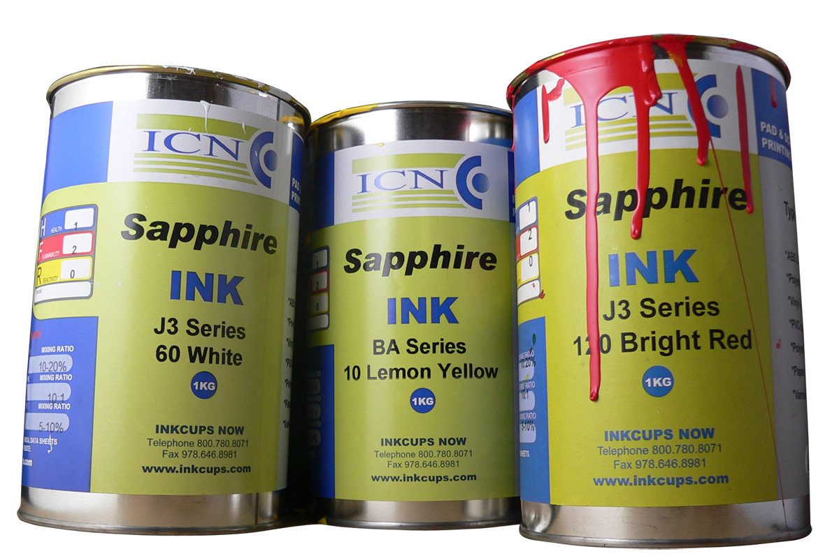 Sapphire Ink for Screen and Pad Printing