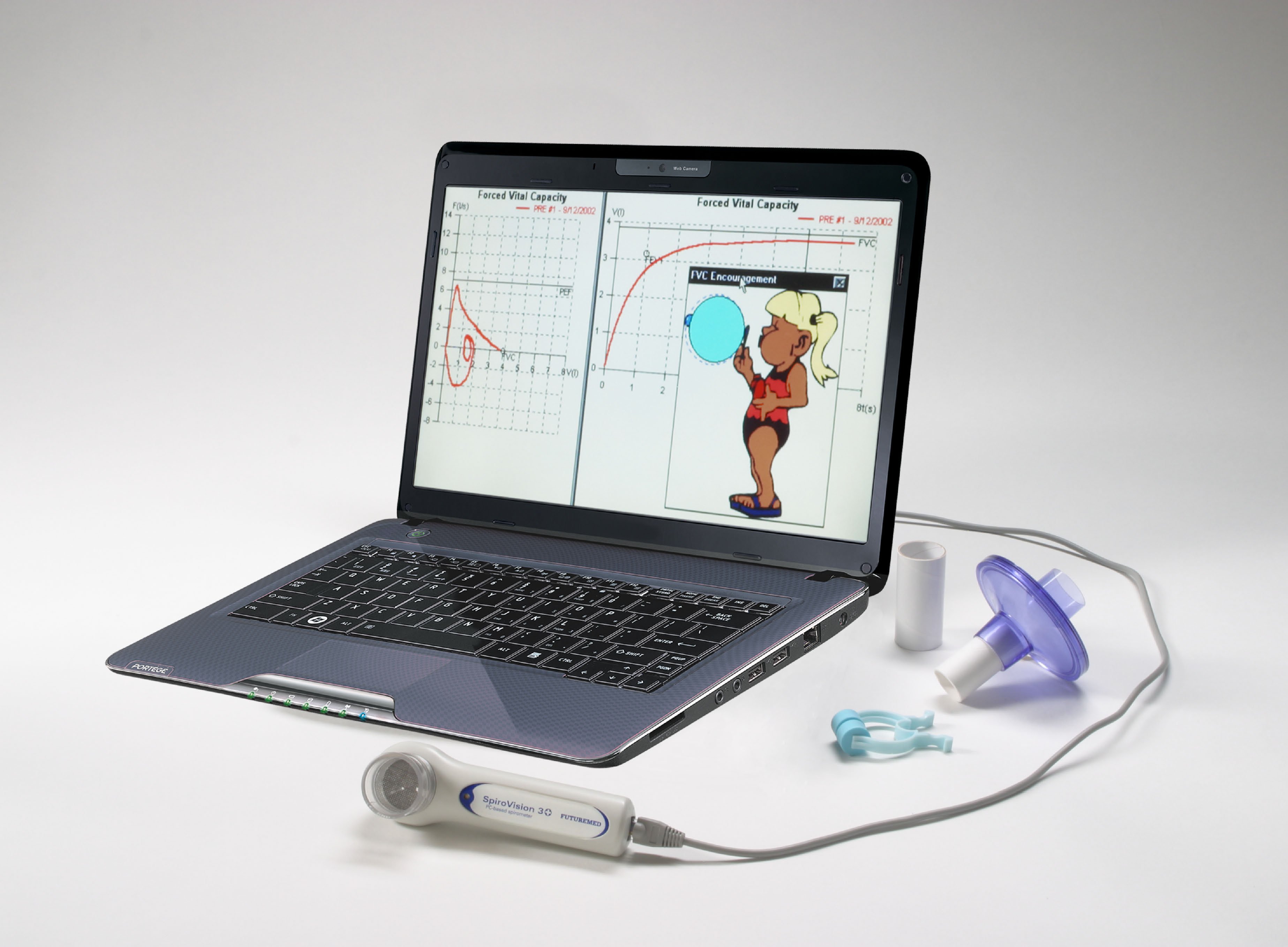 SpiroVision-3+ PC based spirometer