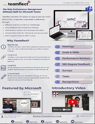 Teamflect One Pager