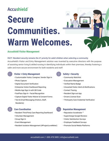 Visitor Management for Senior Living