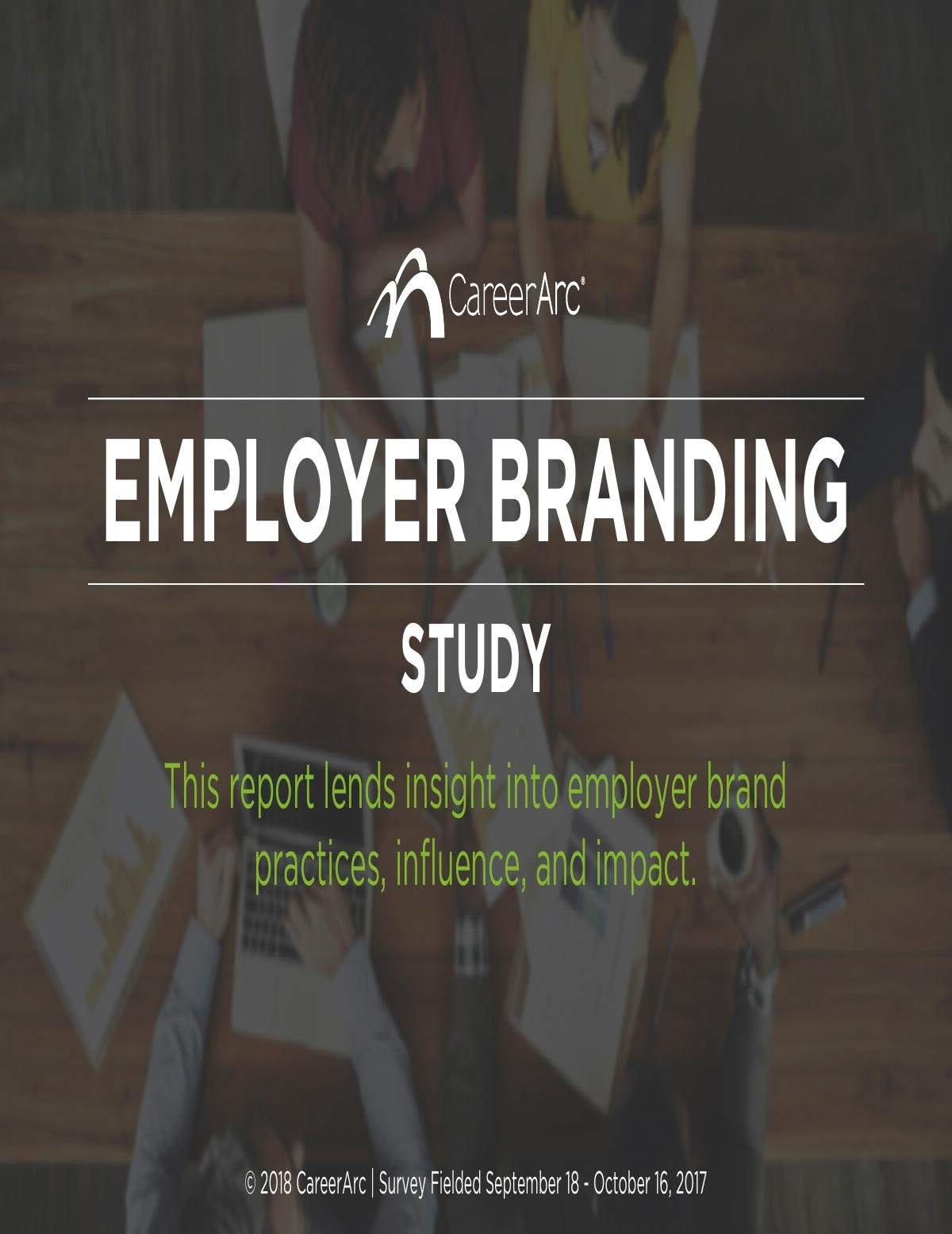 CareerArc's Employer Branding Study