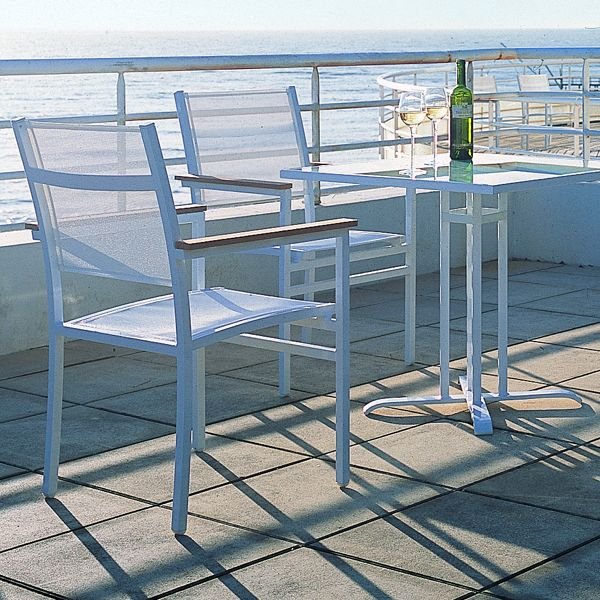 Glass Top Outdoor Bistro Table