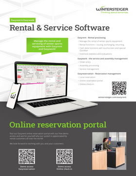 WINTERSTEIGER Easyrent Rental & Service Software Free Demo Access