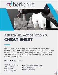 Personnel Action Coding Cheat Sheet